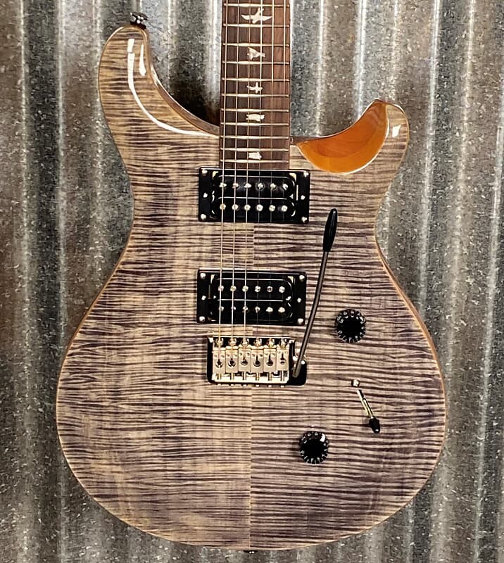 

PRS Paul Reed Smith SE Custom 24 Charcoal Guitar & Bag #3108 CU44CH