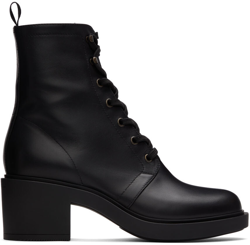 

Черные сапоги Фостера Gianvito Rossi, Черный
