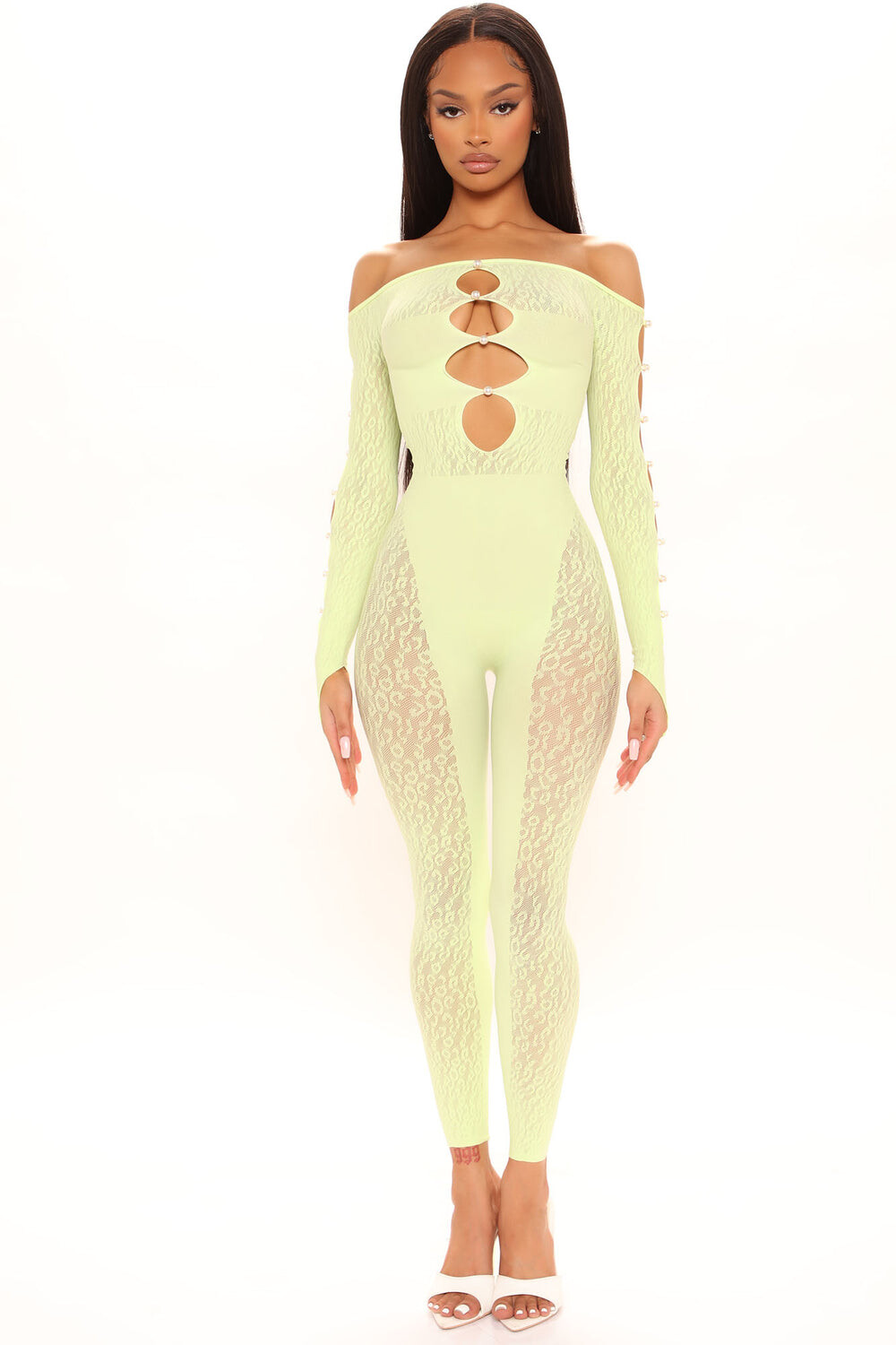 

Комбинезон Fashion Nova SK0593FN, лаймовый