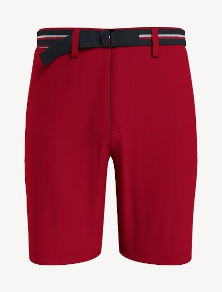 

Шорты с поясом Tommy Hilfiger Belted Twill Club, красный