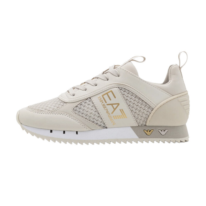 

Кроссовки Emporio Armani EA7, бежевый/золотой