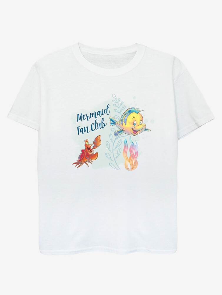 

Детская белая футболка NW2 Disney The Little Mermaid Club George., белый