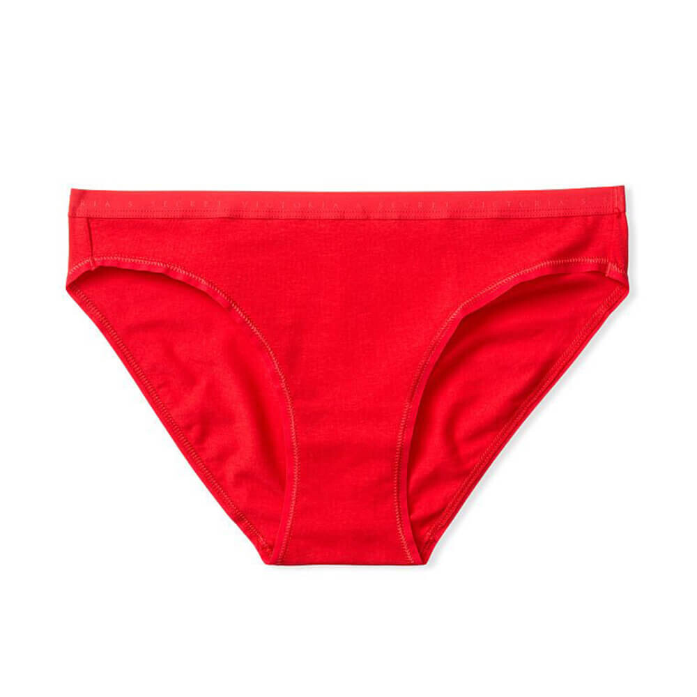 

Трусы Victoria`s Secret Stretch Cotton Bikini, красный