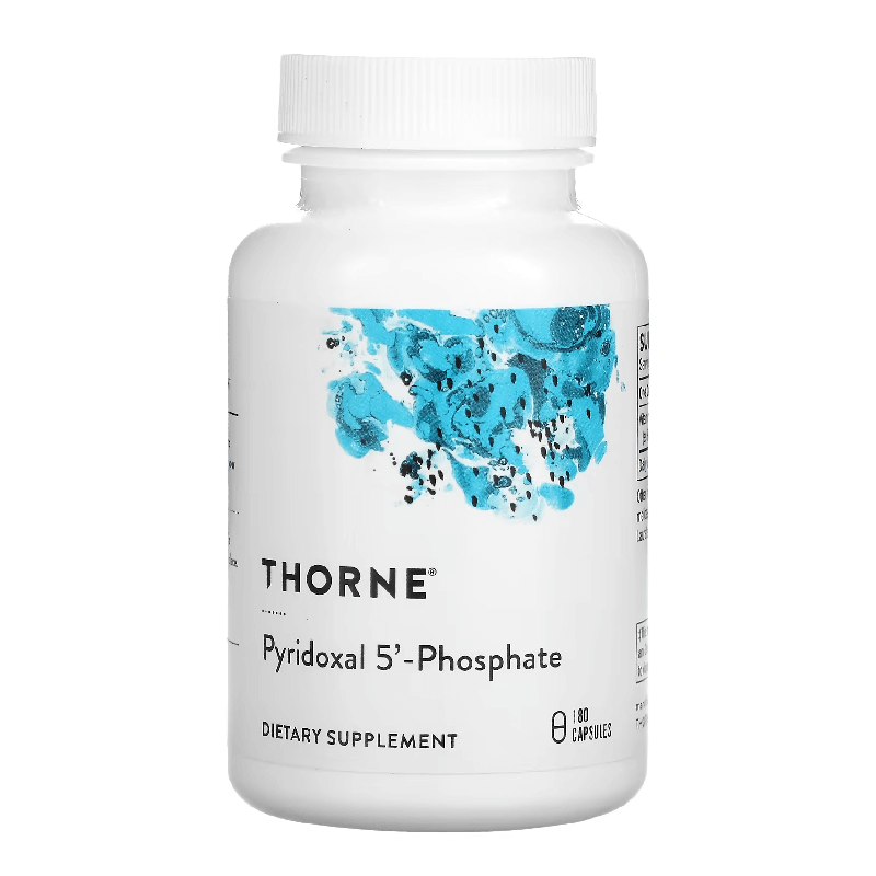 Пиридоксаль-5-фосфат Thorne Research, 180 капсул swanson п 5 п пиридоксаль 5 фосфат 20 мг 60 капсул