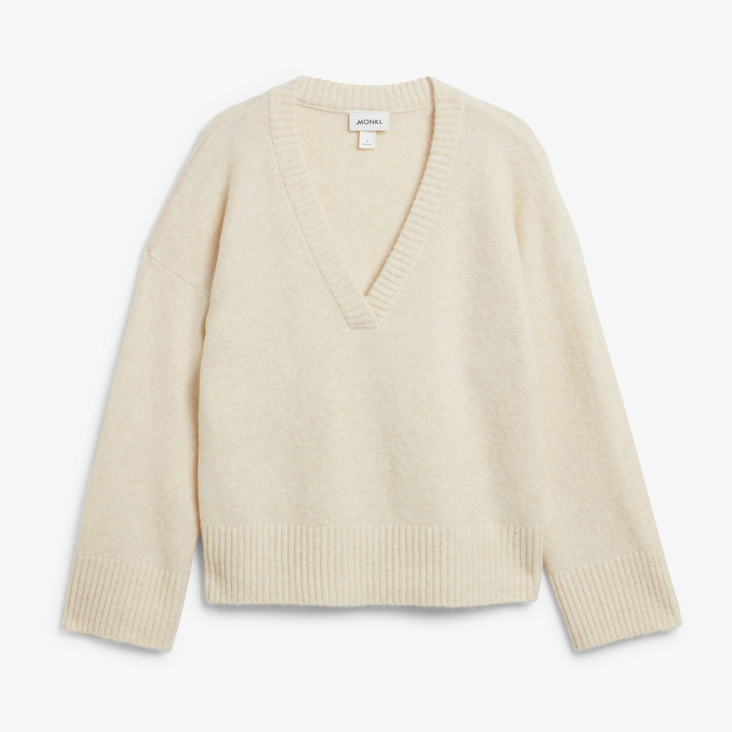 

Свитер Monki Oversized Wool Blend, белый