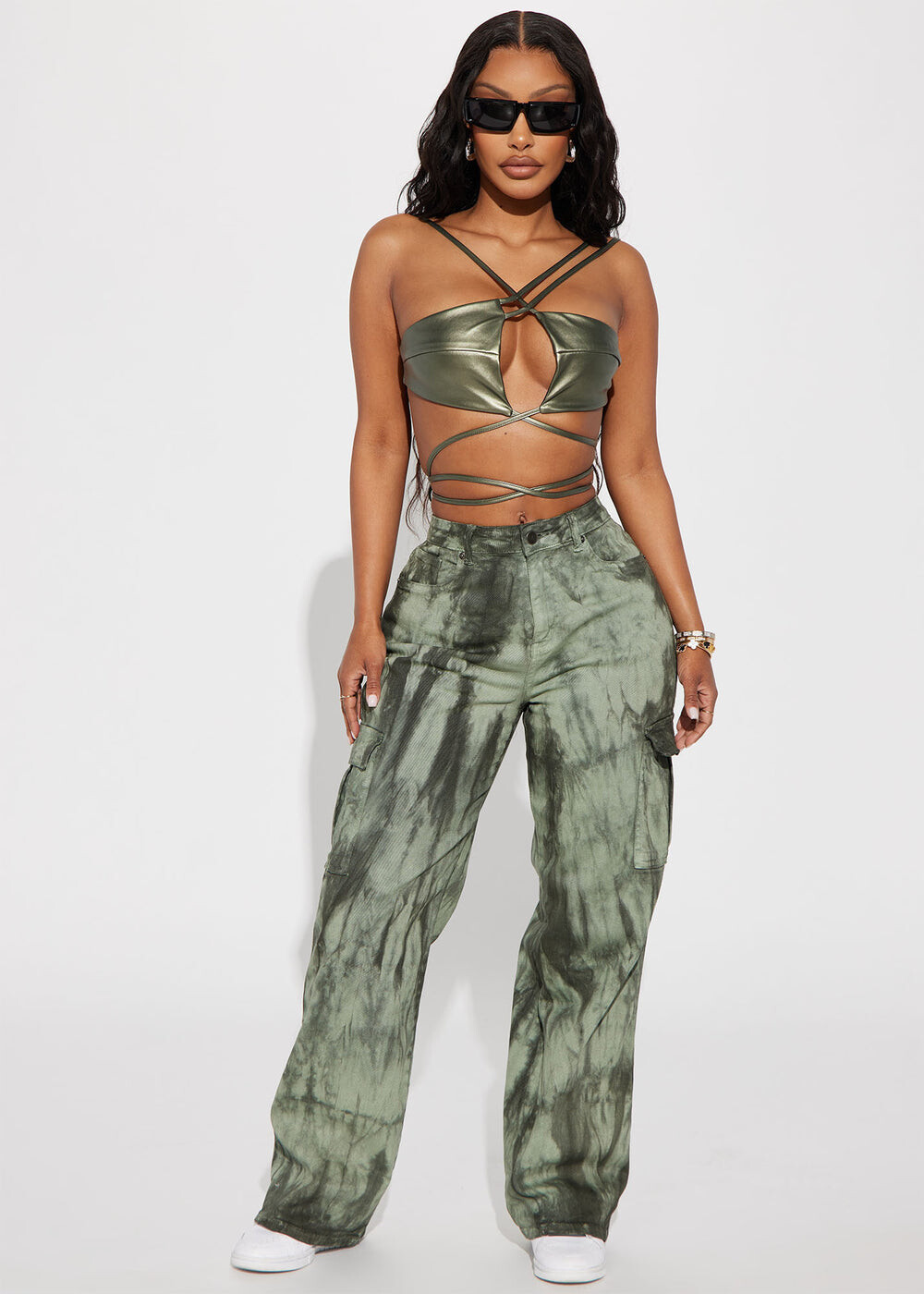 

Джинсы Fashion Nova RJH9180, зеленый