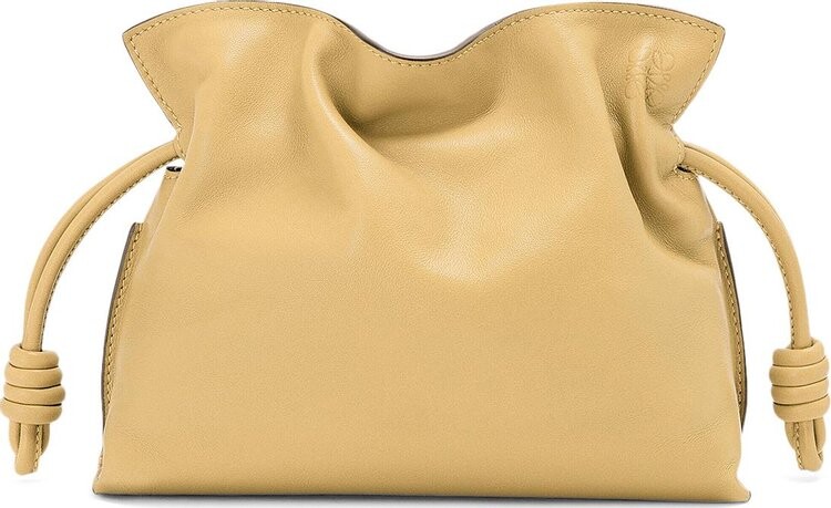 

Сумка Loewe Flamenco Clutch Mini Bag Dark Butter, загар