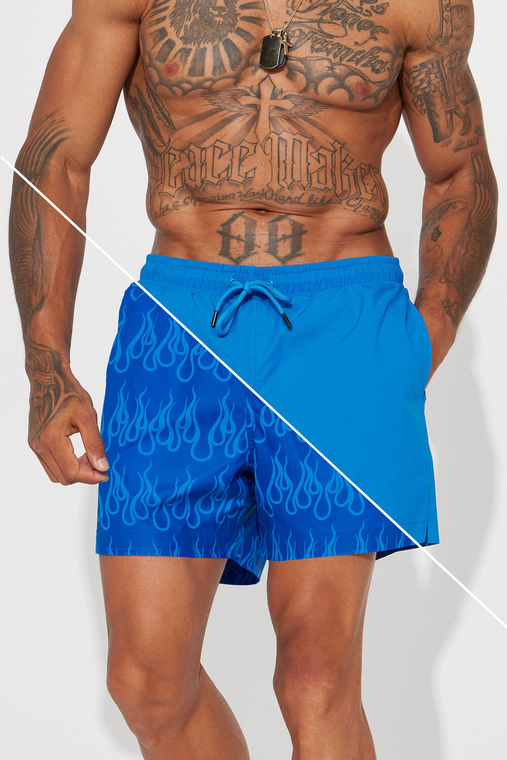 

Плавки Fashion Nova ZDF01W310033, синий