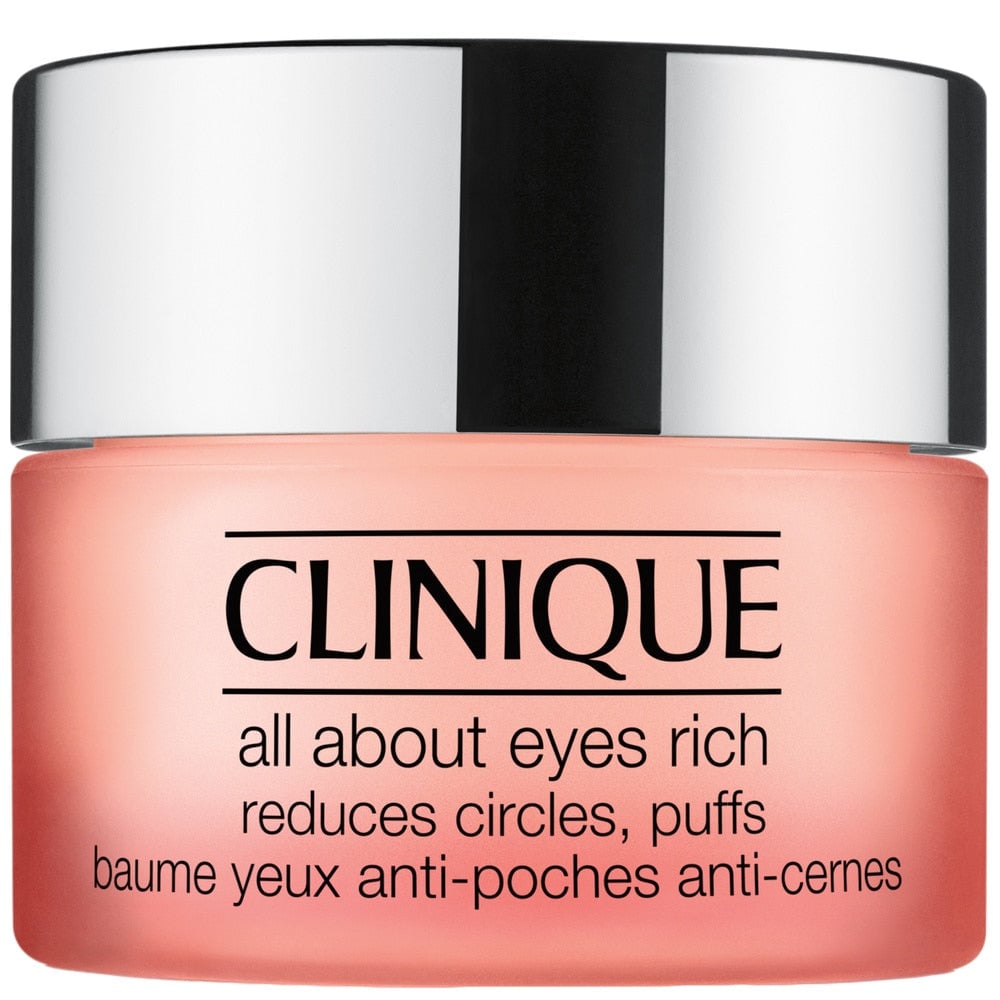 Clinique All About Eyes Rich Cream Насыщенный крем для кожи вокруг глаз для уменьшения темных кругов, отечности, линий и - фото