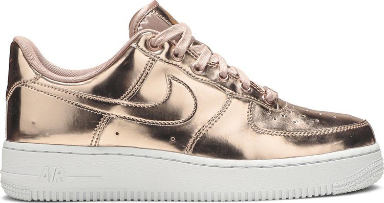 Rose gold nike cheap air force ones