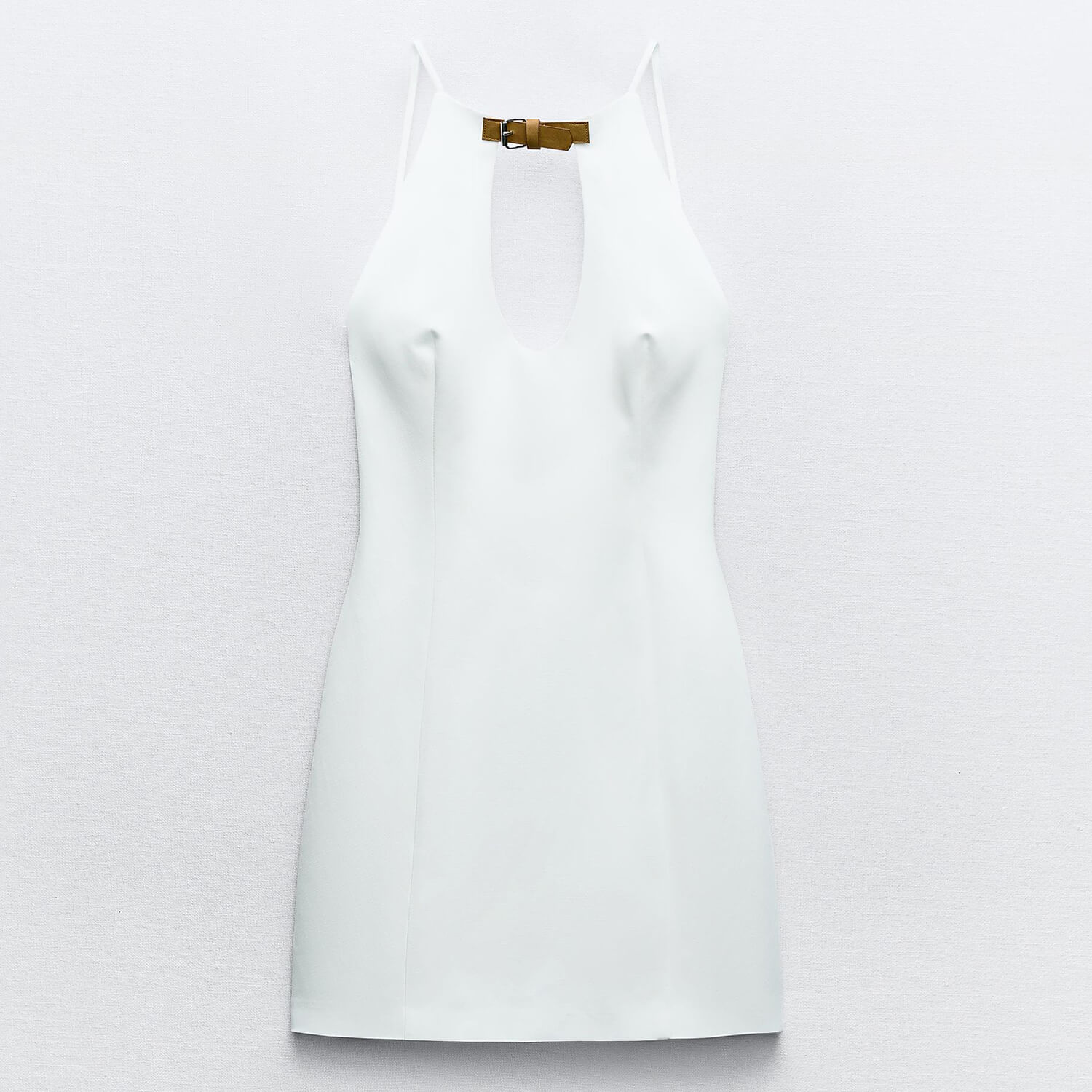 Платье Zara Short Halter, белый