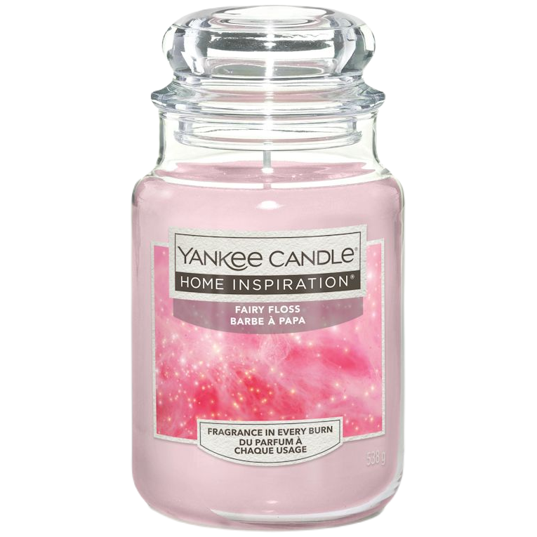 Yankee Candle Home Inspiration Fairy Floss большая ароматическая свеча, 538 г ароматическая свеча большая village candle tropical getaway 538 гр
