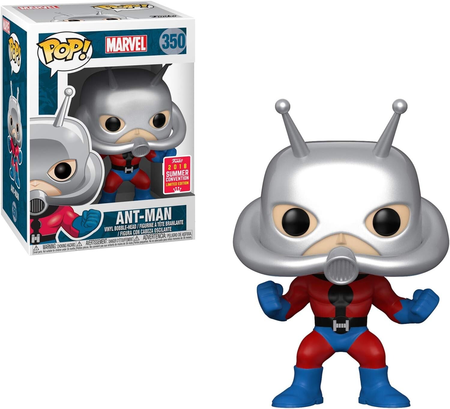 

Фигурка Funko Pop! Marvel #350 Classic Ant-man (2018 Summer Convention Exclusive)