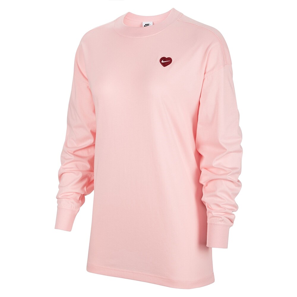 

Свитшот Nike AS W NSW ESSNTL LS Top VDAY, розовый