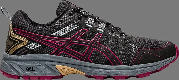 

Кроссовки wmns gel venture 7 'graphite grey dried berry' Asics, серый