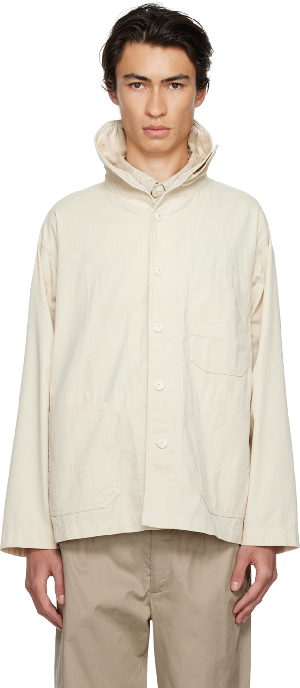

Бежевая куртка с отложным воротником Engineered Garments, Бежевый
