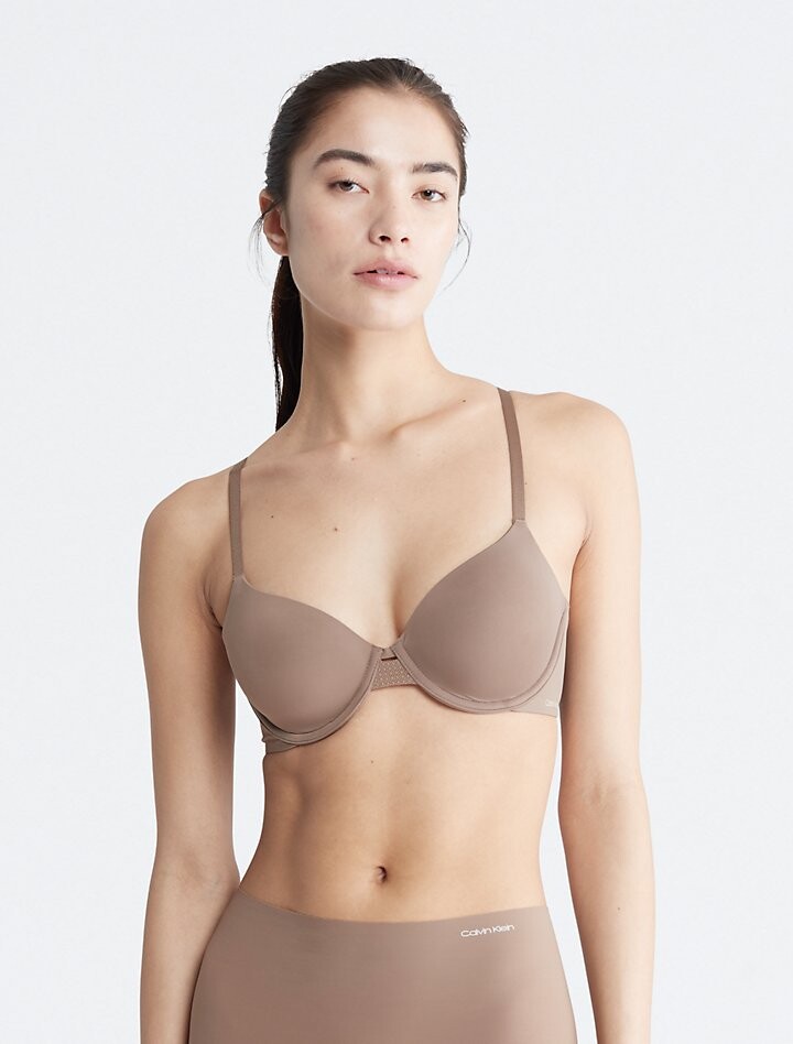

Бюстгальтер Perfectly Fit Flex с легкой подкладкой Calvin Klein, коричневый