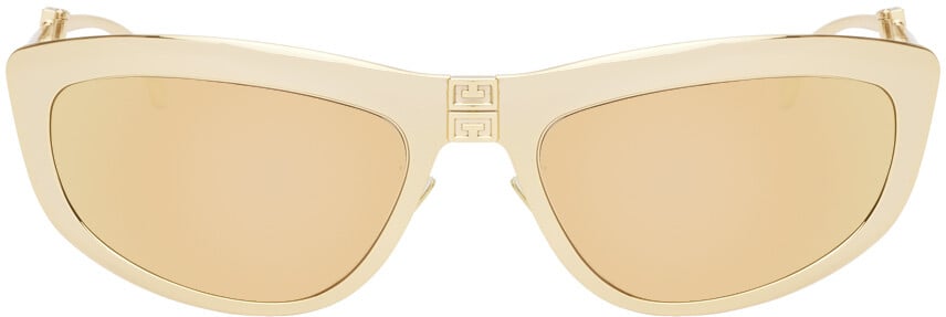 

Золотые складные солнцезащитные очки Givenchy