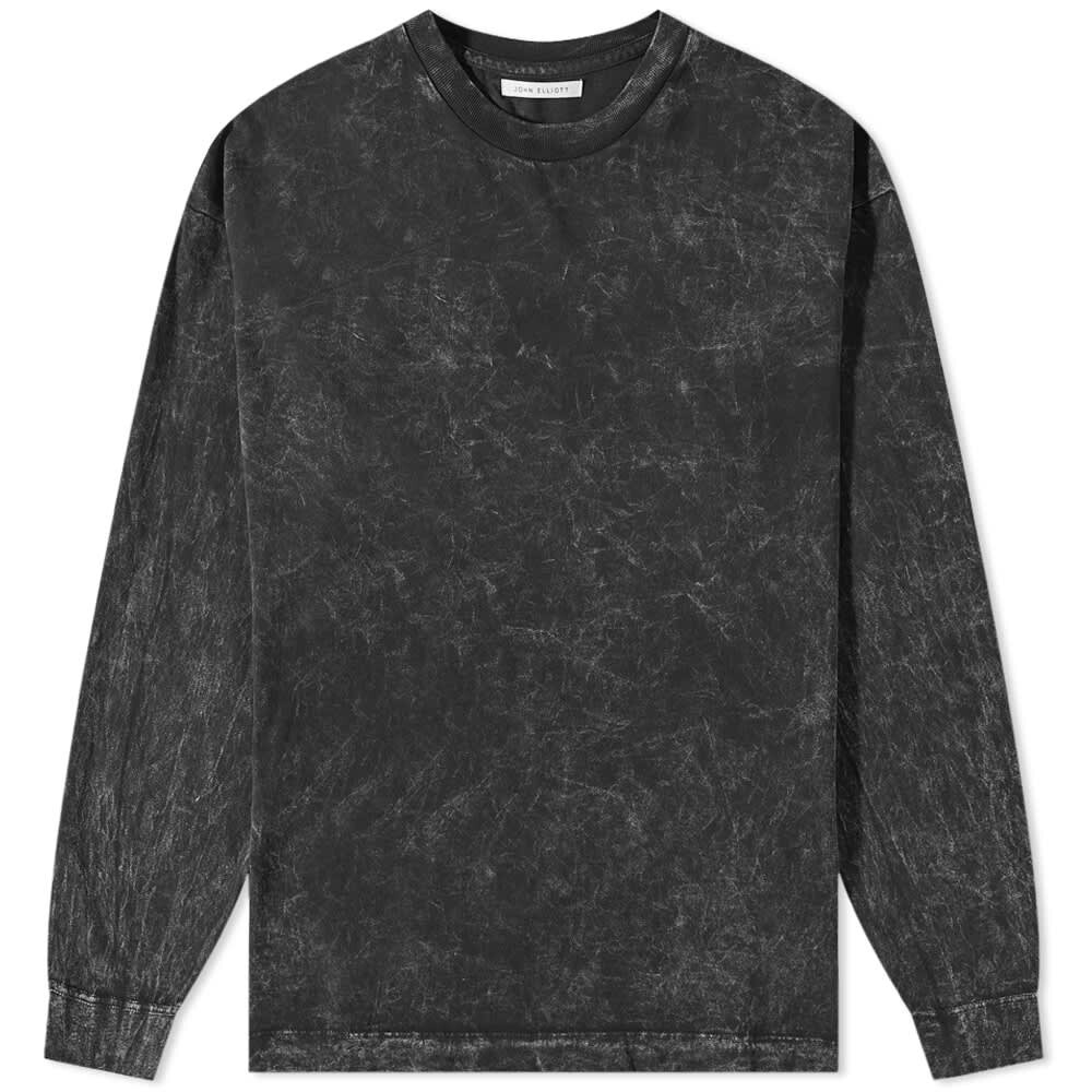 

Футболка John Elliott Long Sleeve Mineral Wash Oversize Tee, Серый