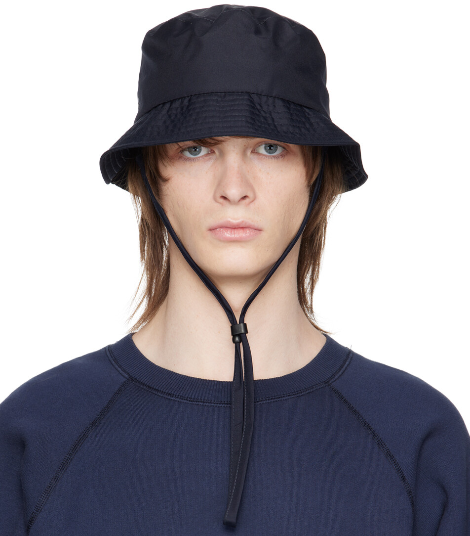 

Темно-синяя панама с ремешком на подбородке Norse Projects