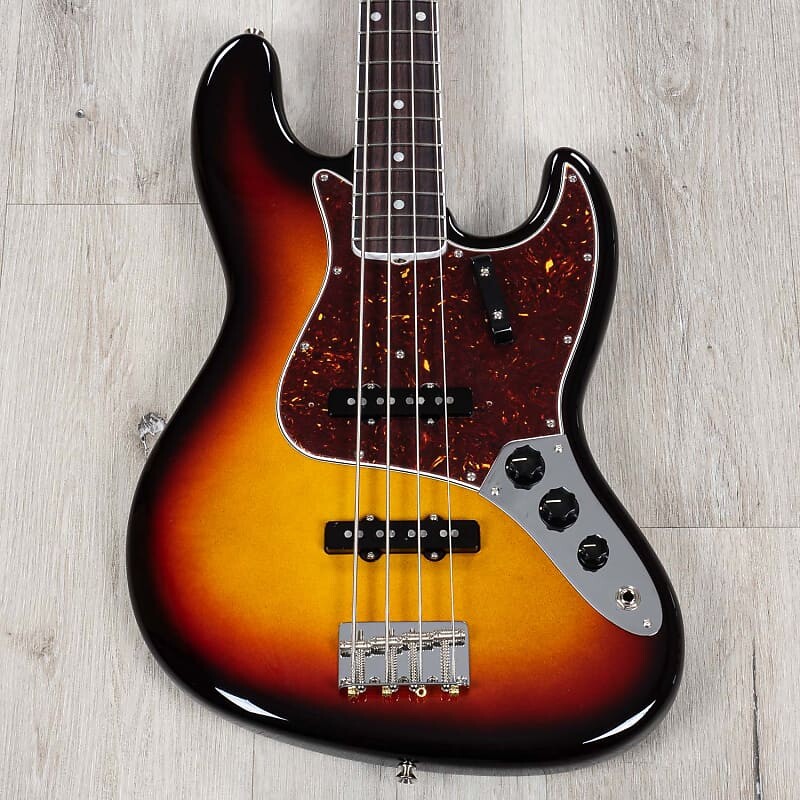 

Fender American Vintage II 1966 Jazz Bass, гриф из палисандра, 3 цвета Sunburst 0190170800