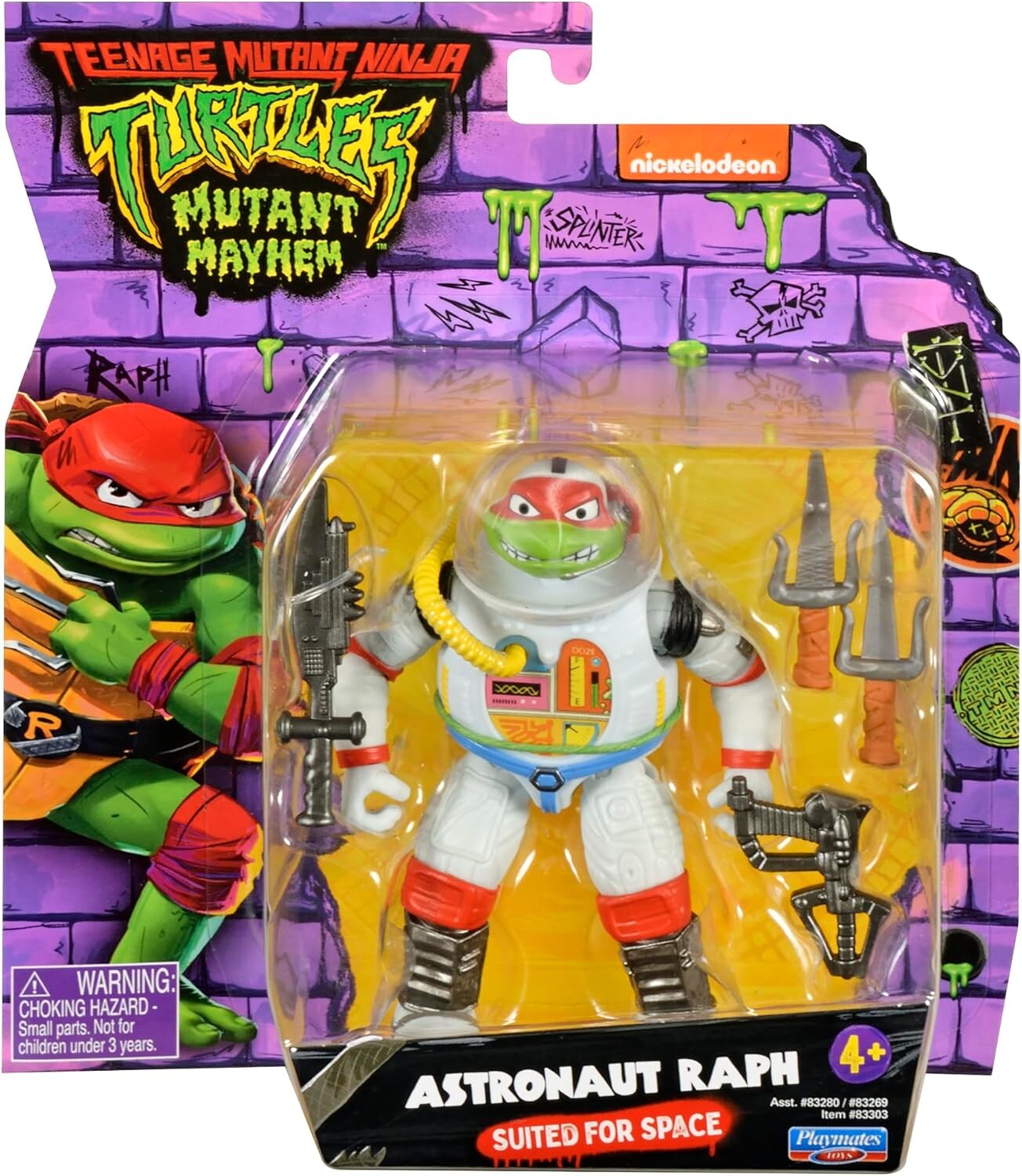 

Фигурка Teenage Mutant Ninja Turtles: Mutant Mayhem, Astronaut Raph, 12,7 см