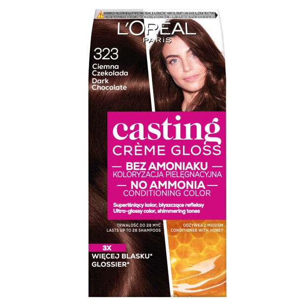 

L'Oreal Paris Краска для волос Casting Creme Gloss 323 Темный Шоколад