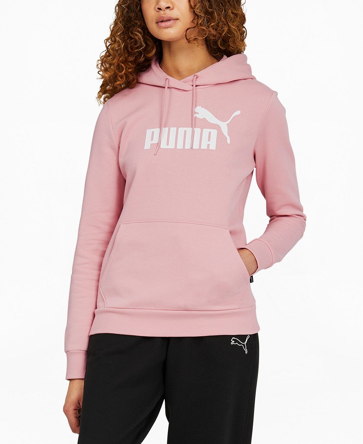 

Женская толстовка Puma Logo Fleece, светло-розовый