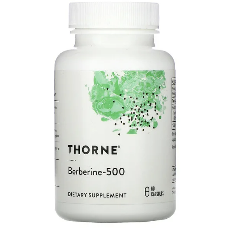 Берберин-500 Thorne Research, 60 капсул thorne берберин 200 мг 60 капсул