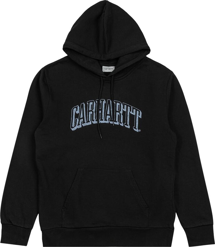 

Свитер Carhartt WIP Hooded Scrawl Sweater 'Black', черный