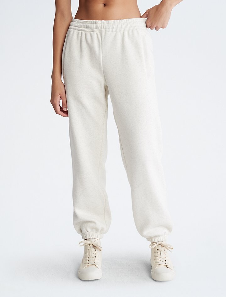 

Флисовые джоггеры с логотипом Archive Calvin Klein, Белый