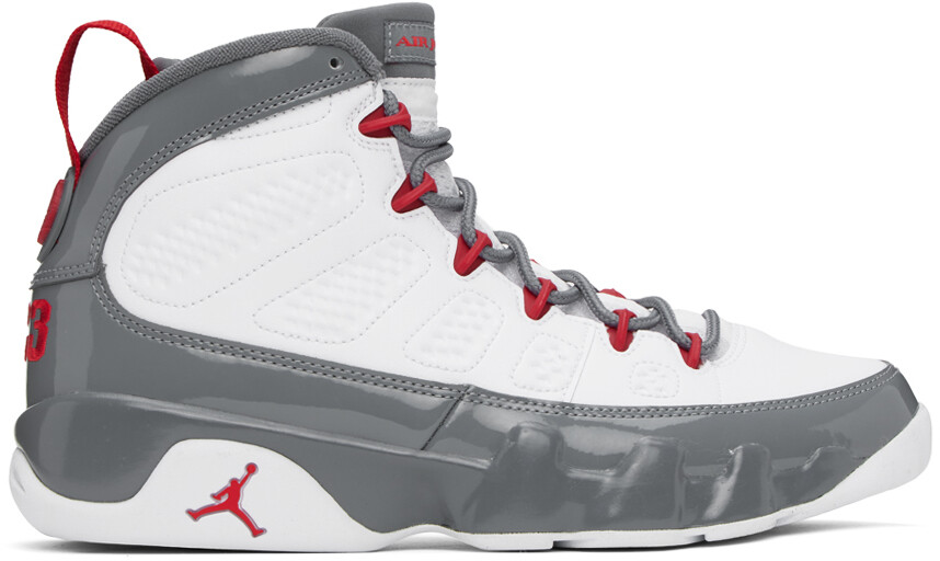 

Бело-серые кроссовки Air Jordan 9 Retro Nike Jordan