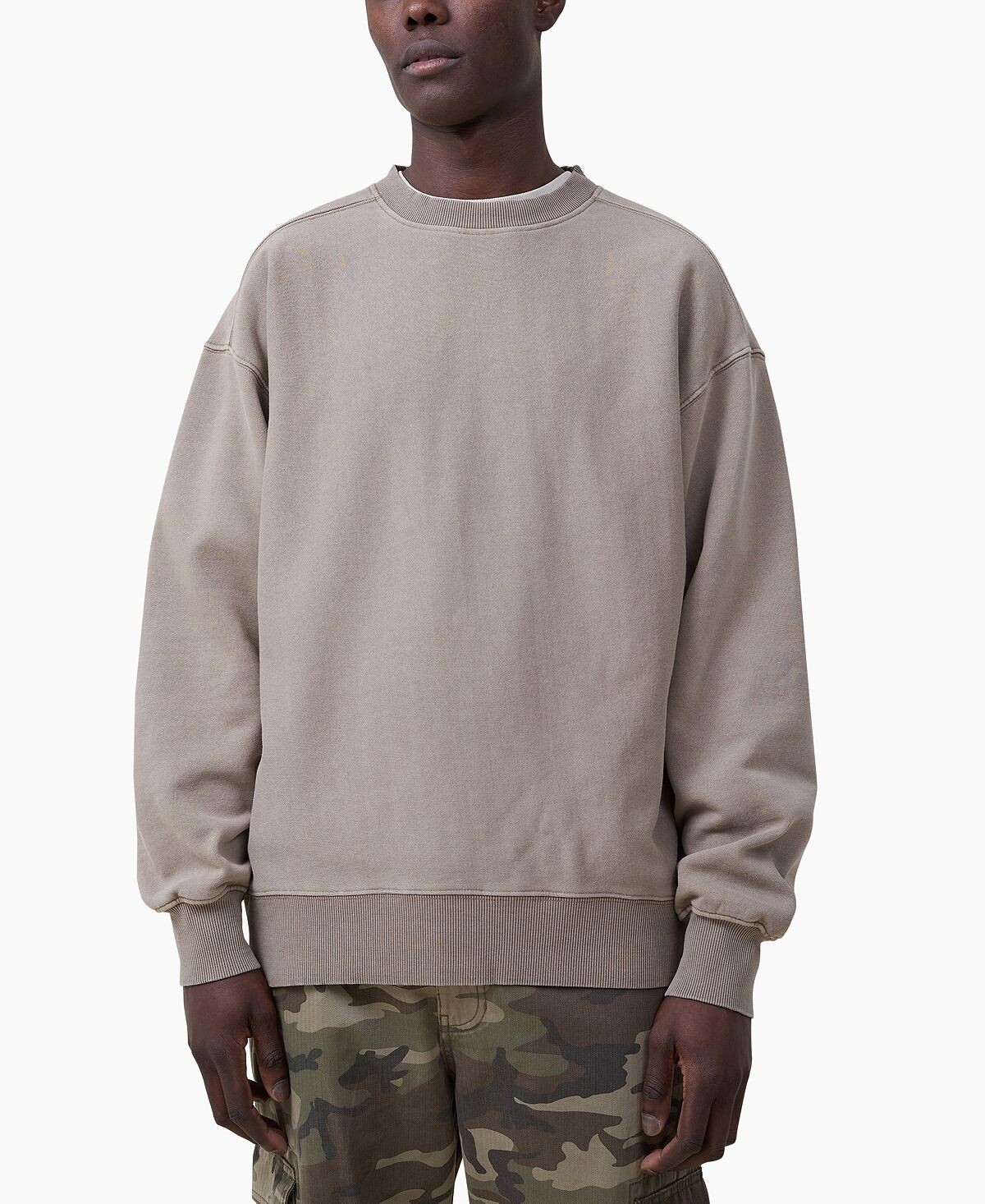 

Мужской флисовый свитер оверсайз COTTON ON