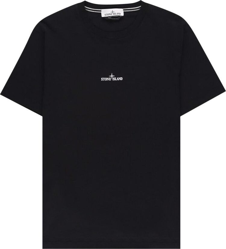 

Футболка Stone Island Back Logo T-Shirt 'Black', черный
