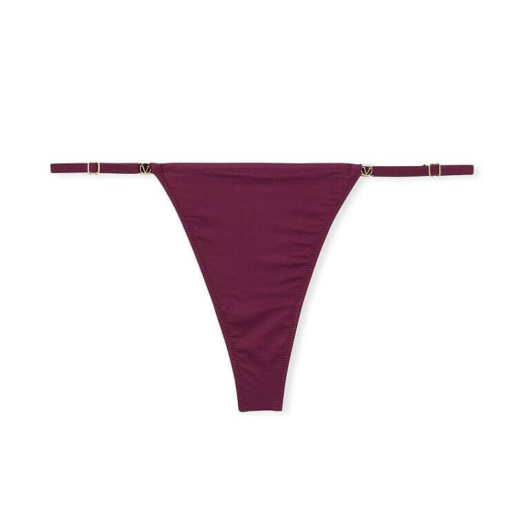 

Трусики-стринги Victoria's Secret Love Cloud Adjustable, бордовый