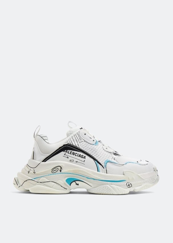 

Кроссовки BALENCIAGA Triple S Sketch sneakers, белый