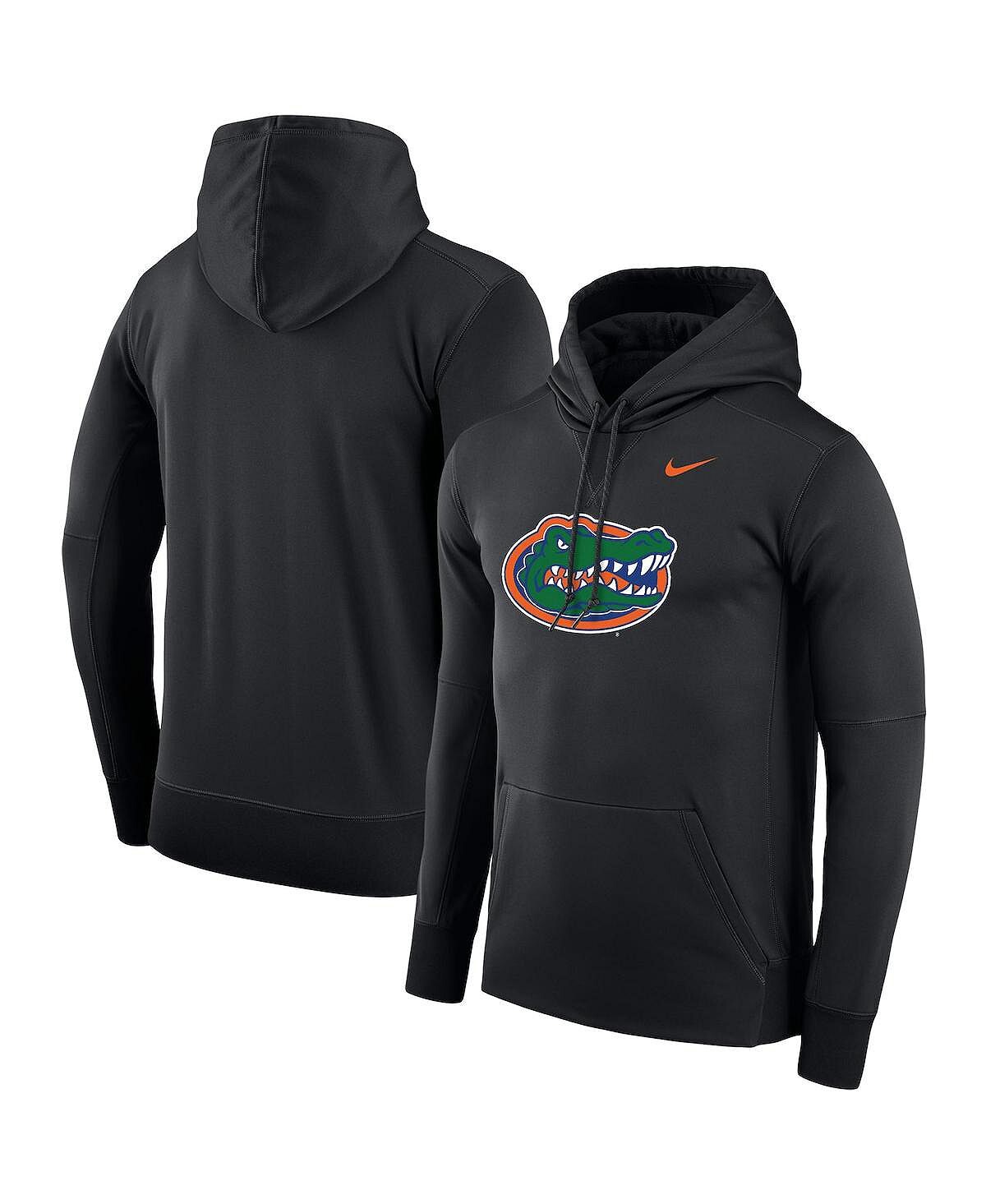 

Мужская черная толстовка с капюшоном florida gators performance pullover Nike, черный