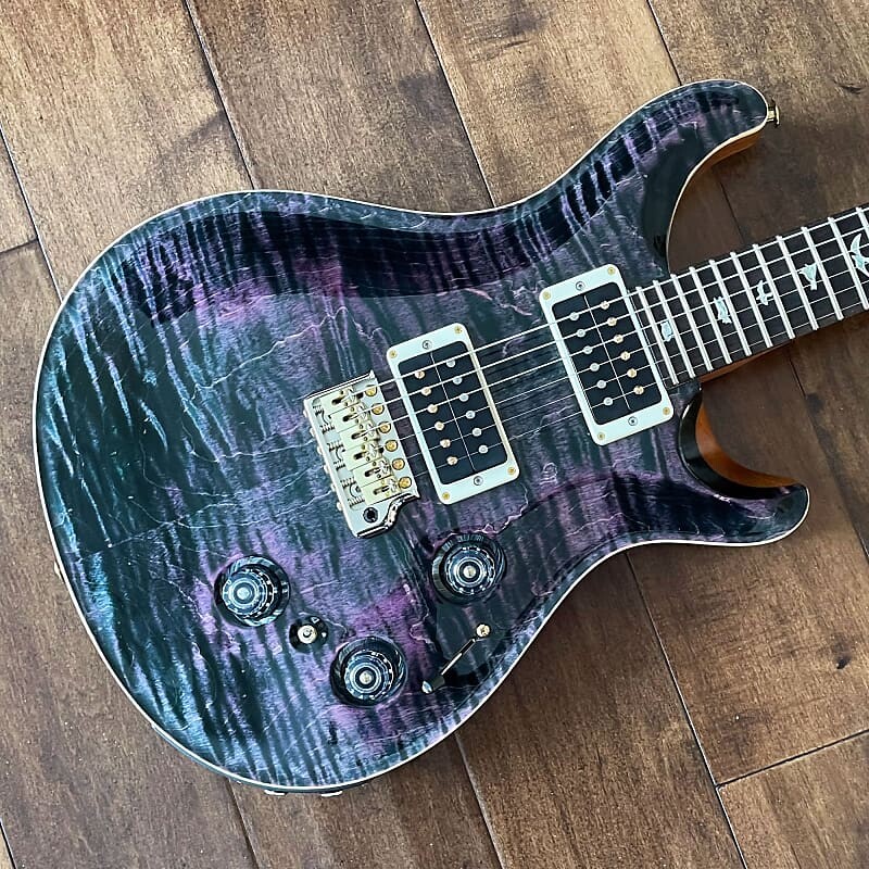 

PRS Custom 24 Piezo Pattern Thin Purple Iris Hybrid Package 10-Top 0347952