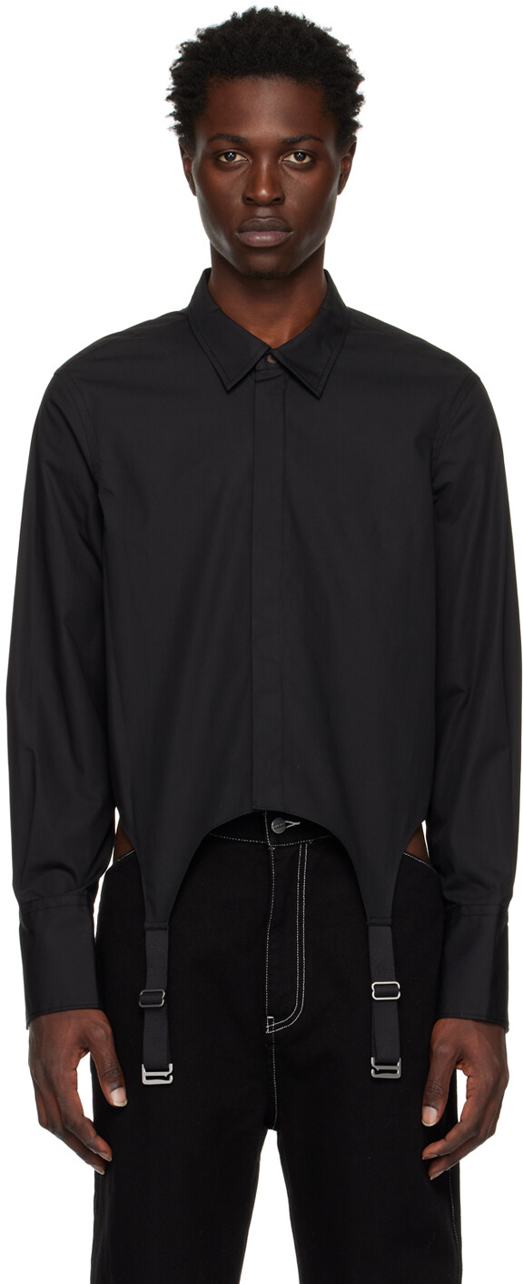 

Черная рубашка с подвязками Dion Lee