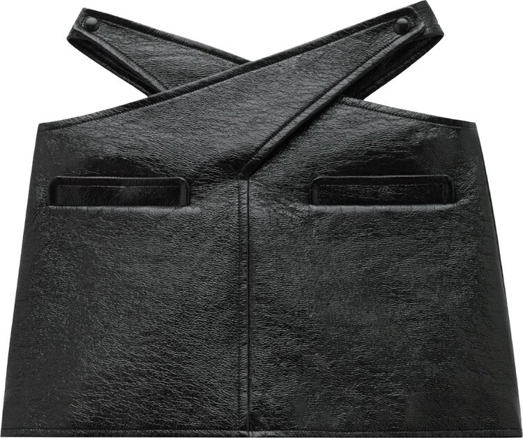 

Юбка Courrèges Vinyl Criss Cross Skirt 'Noir', черный