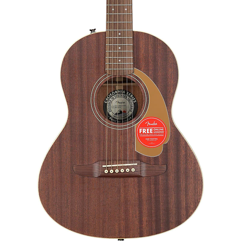 Мини-акустическая гитара Fender Sonoran (с чехлом), полностью из красного дерева Fender Sonoran Mini Acoustic Guitar (with Gig Bag), All-Mahogany акустическая гитара yamaha fs850 small body all mahogany acoustic guitar