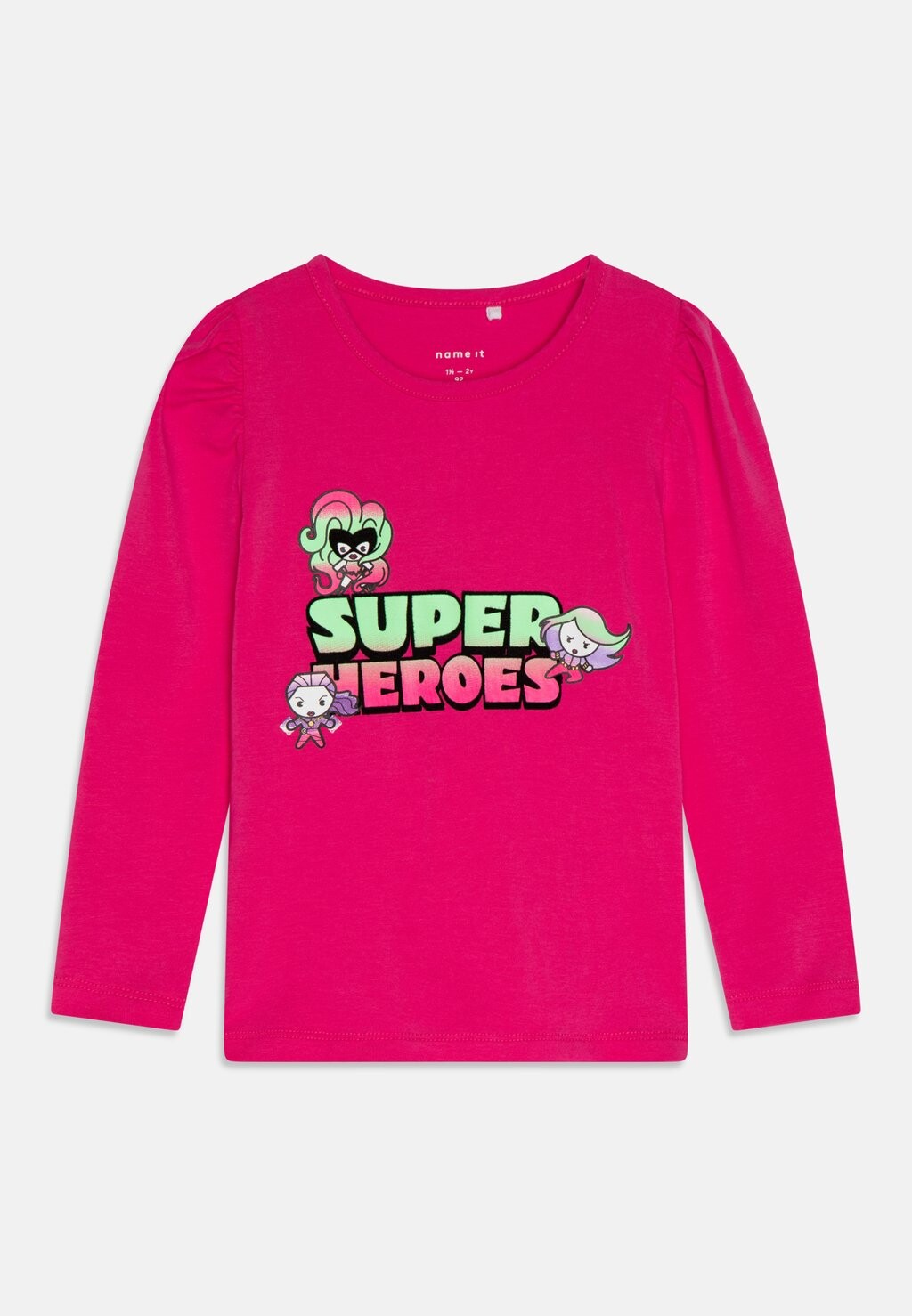 

Топ с длинными рукавами NMFFATIMA MARVEL Name it, цвет pink yarrow