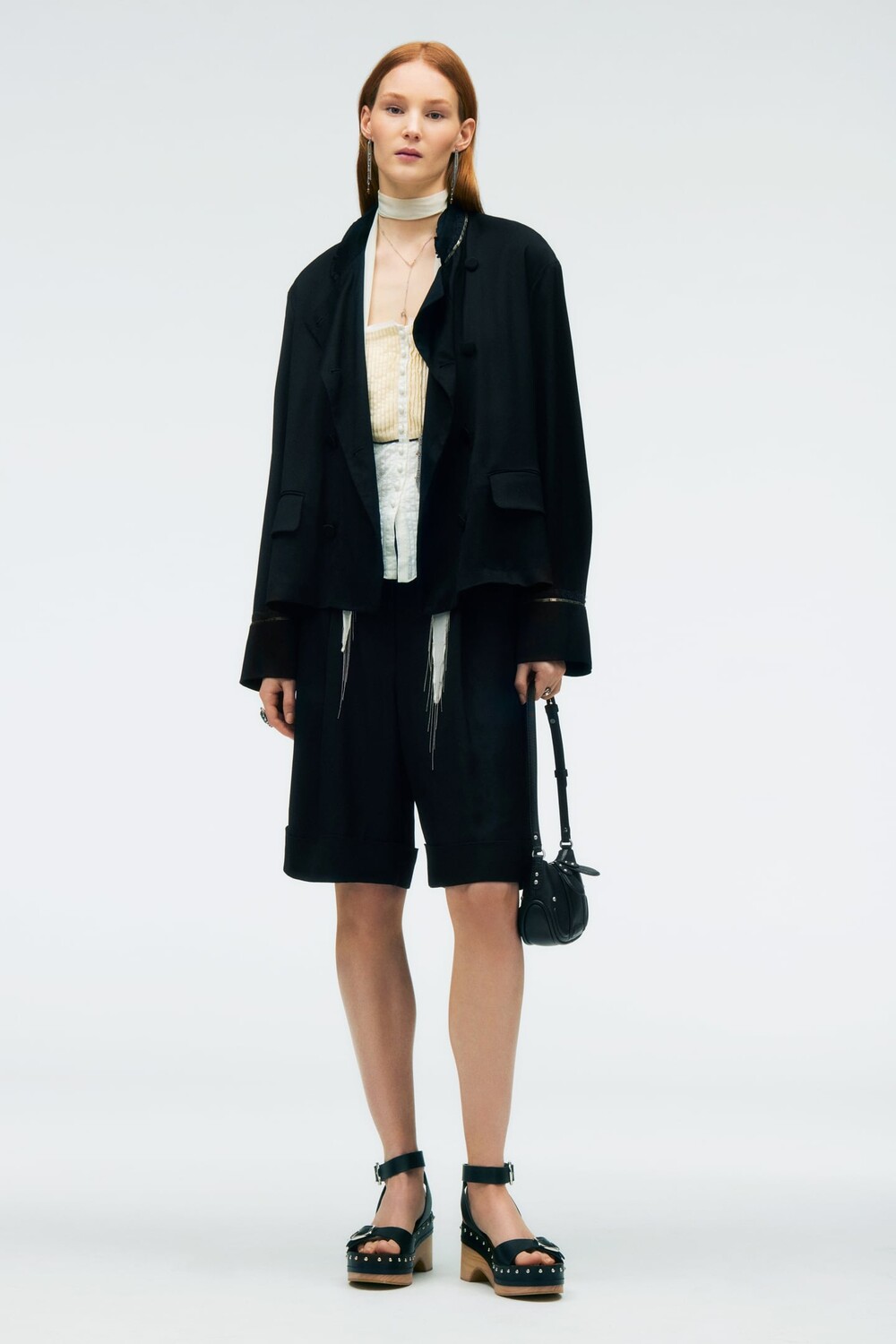

Короткий тренч ZARA, черный