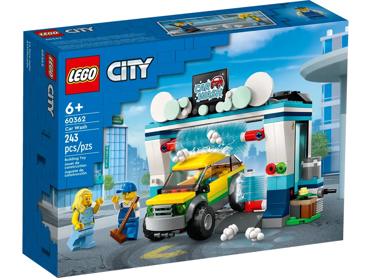 Конструктор Lego City Car Wash 60362, 243 детали