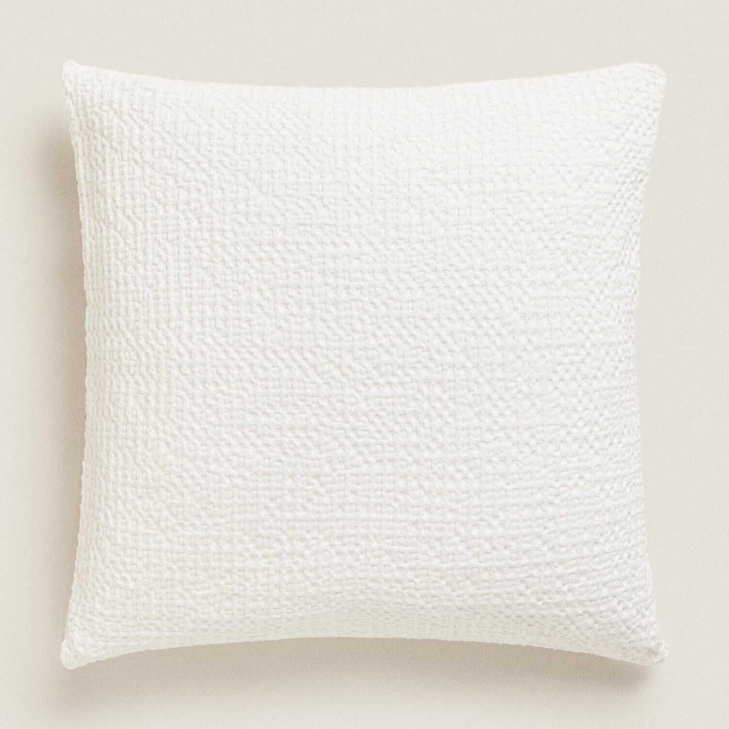 Чехол на подушку Zara Home Waffle-knit, белый