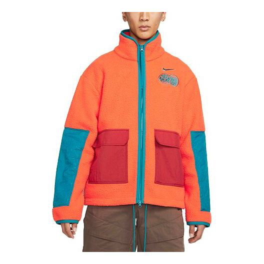 Куртка Nike CNY Chinese New Year's Edition Jacket Orange DQ5061-817, оранжевый autumn and winter new loose simple trend casual wild solid color stitching down jacket plus velvet thick thick warm jacket