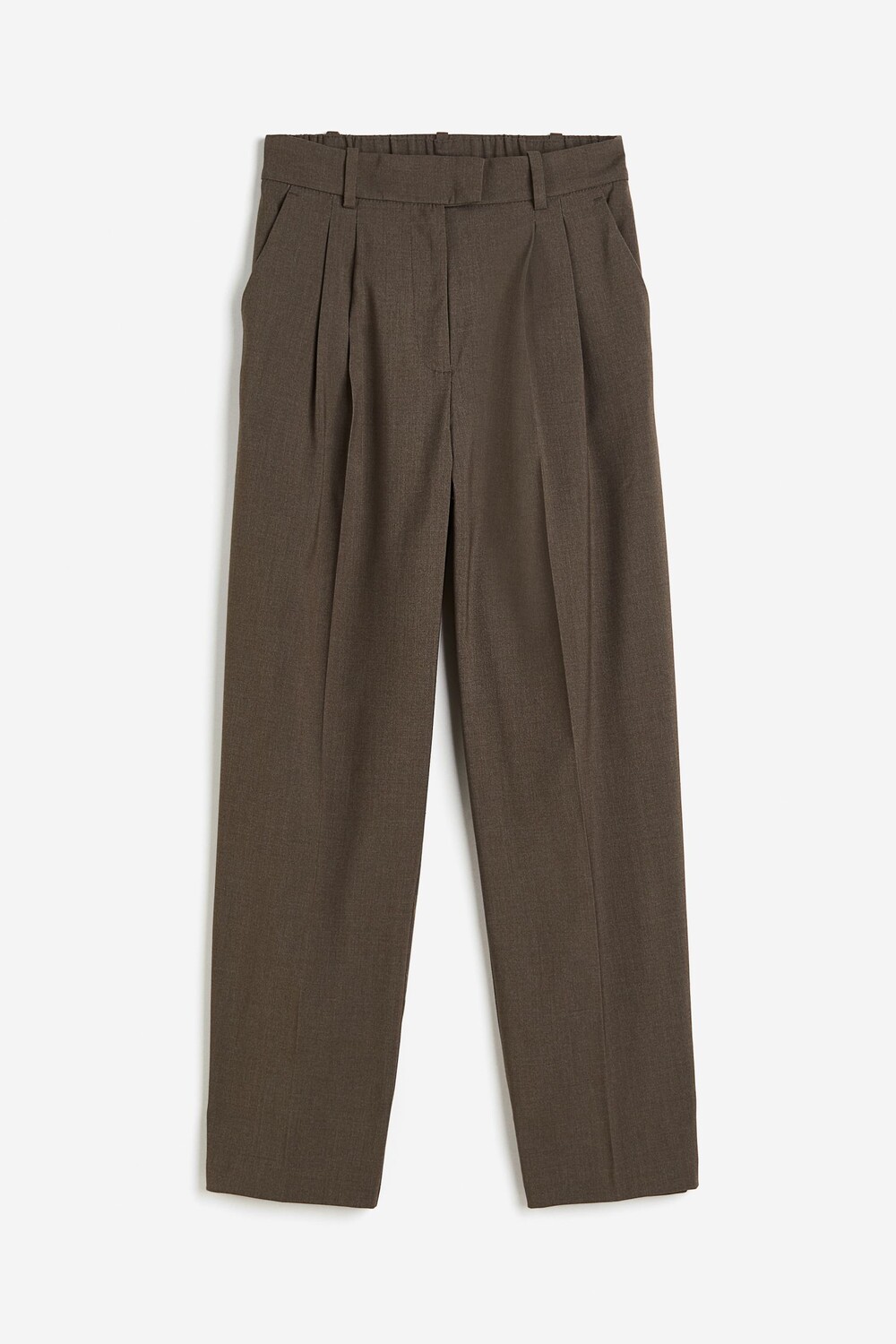 

Брюки H&M Ankle-length, темно-коричневый