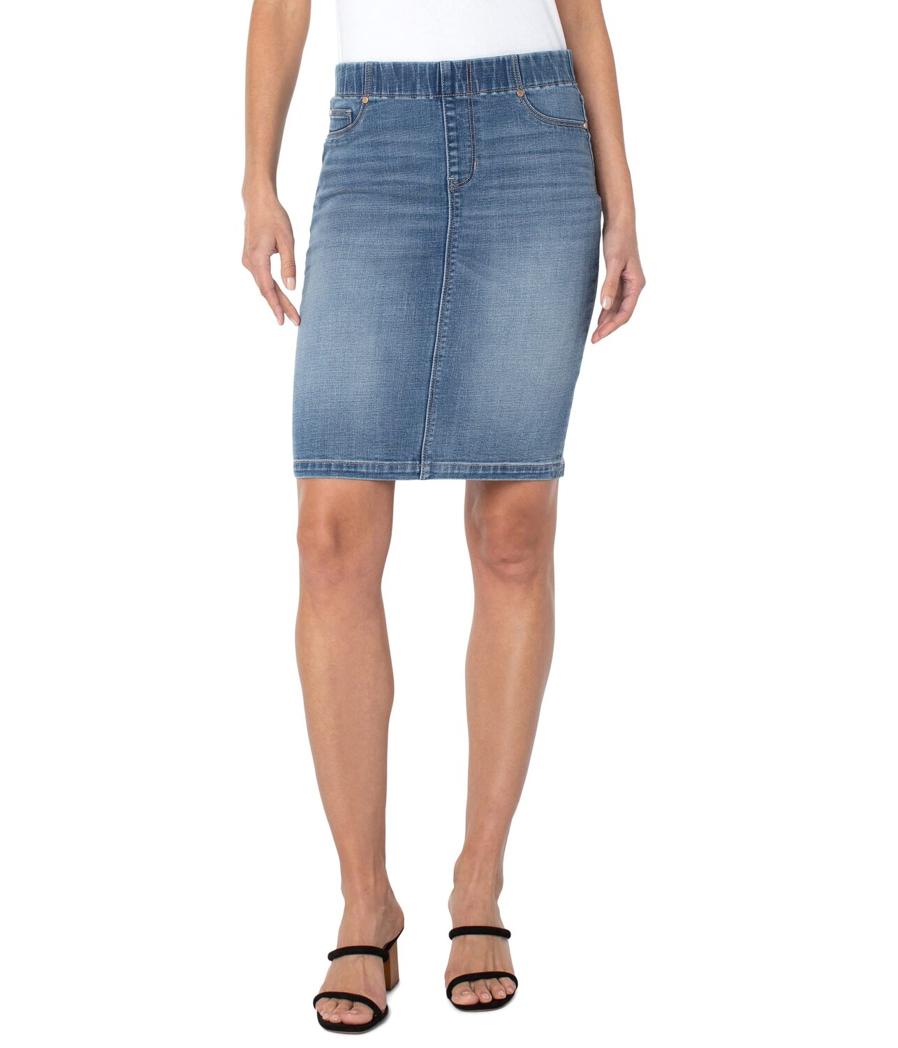 

Юбка Liverpool, Chloe Pull-On Pencil Skirt in Sunset Hills