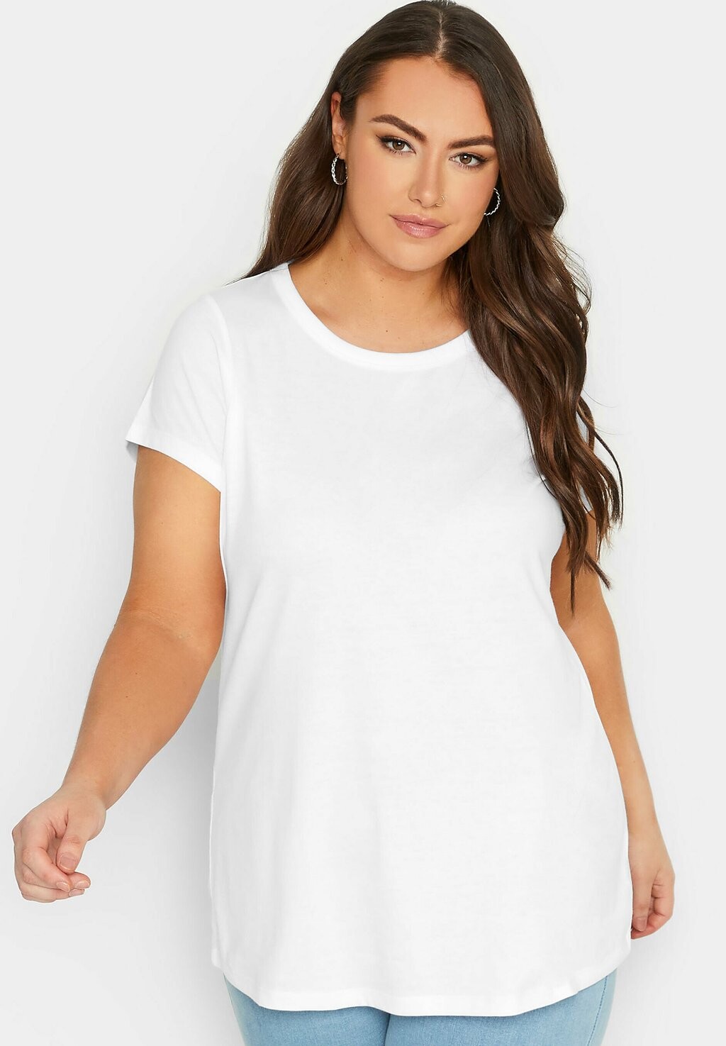 

Базовая футболка Yours Clothing, белый