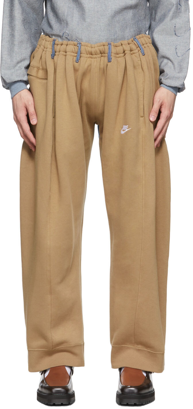 

SSENSE Exclusive Tan & Blue Levi's and Nike Edition Over Jogging Lounge Pants Bless